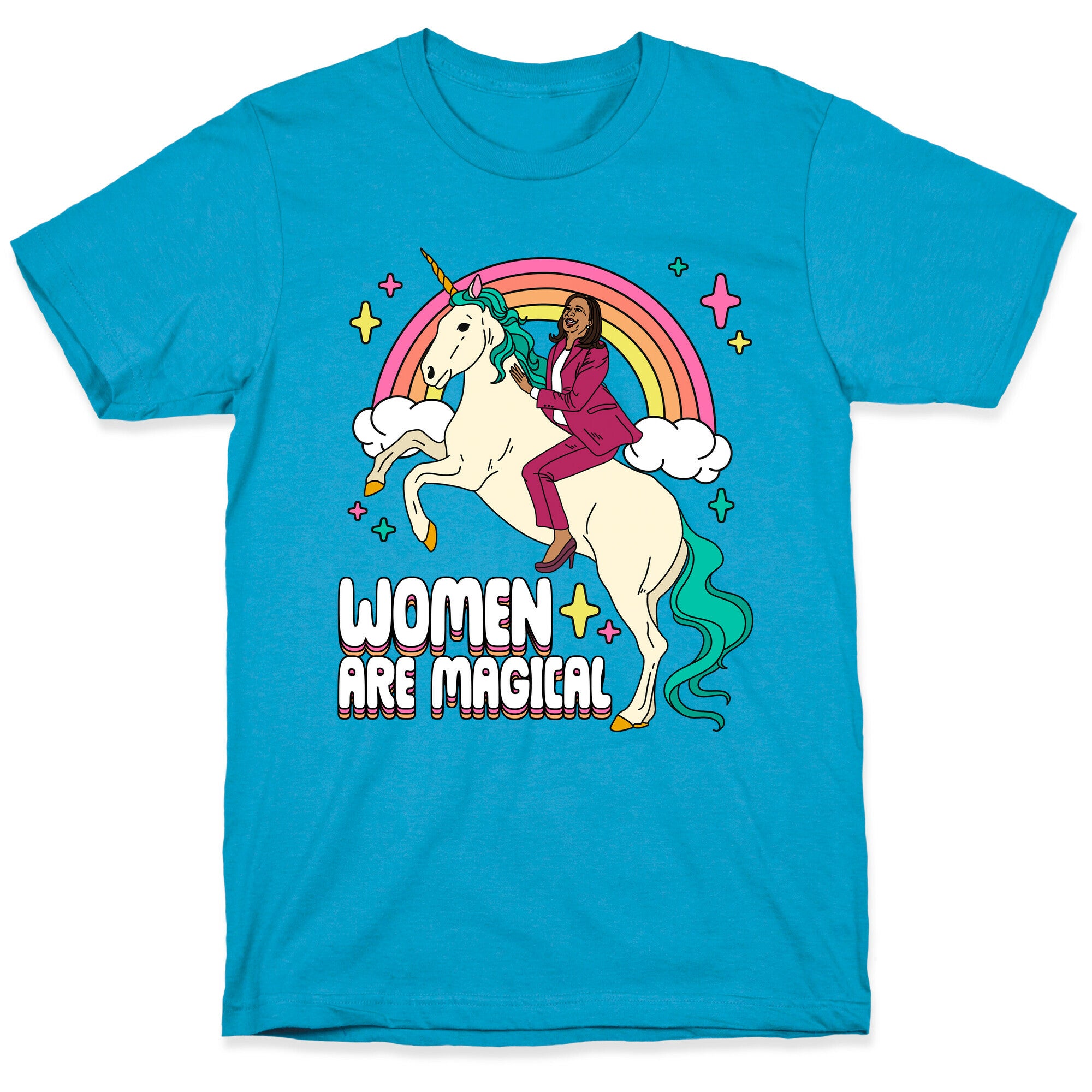 Women are Magical Kamala Harris Unicorn Unisex Triblend Tee